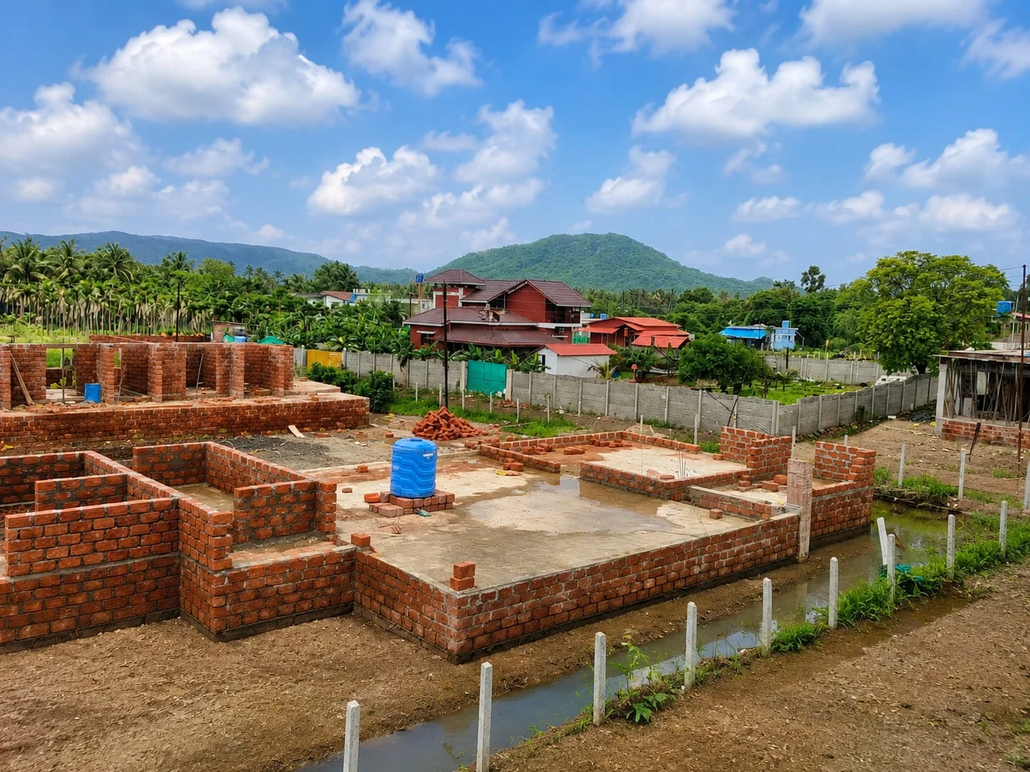 Premium Farm Plots Site Entrance