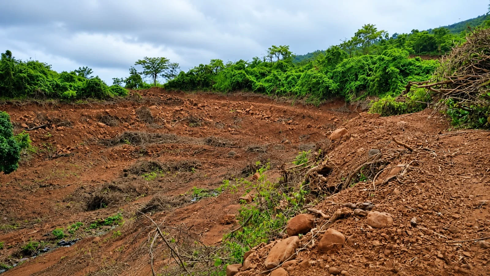 Nirman Valley Surrounding Hill Scenery